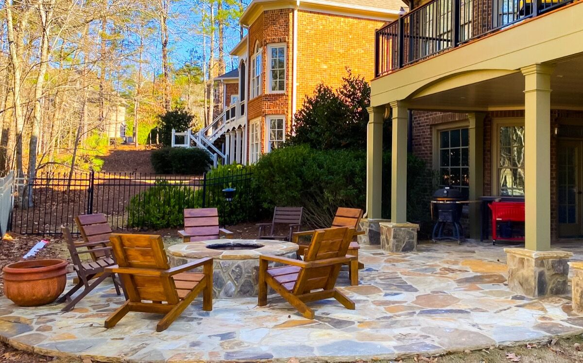 Custom Paver Patio Installation & Hardscape Design in Alpharetta project photo