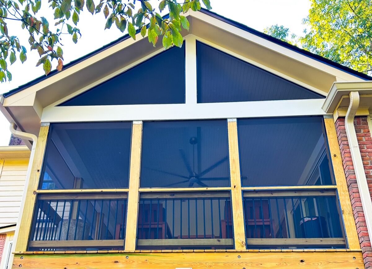 Screened Porch Construction & Custom Enclosures in North Atlanta project photo